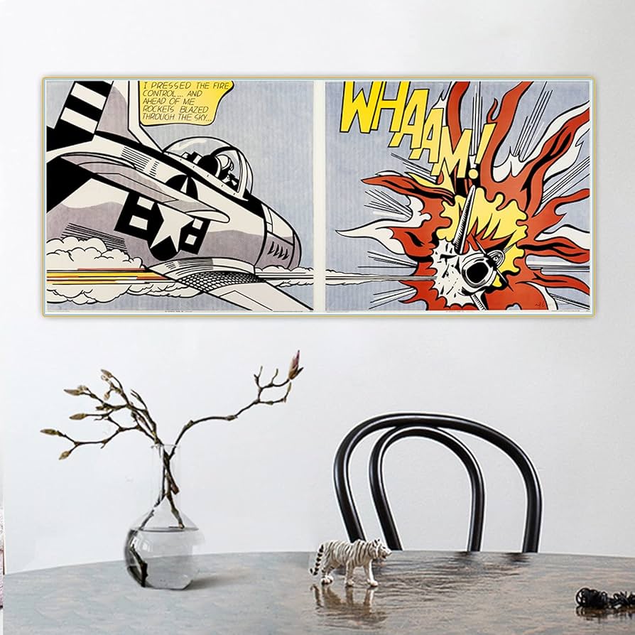 ロイ リキテンスタイン「WHAAM！」ワーム！リトグラフ ポスター ２枚組 Amazon.co.jp: Roy Lichtensteinロイ・リキテンスタイン《ロイ